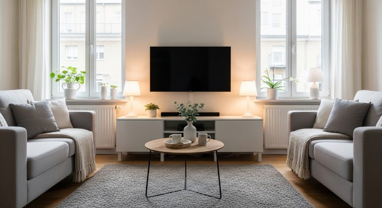 Small Living Room Ideas with TV