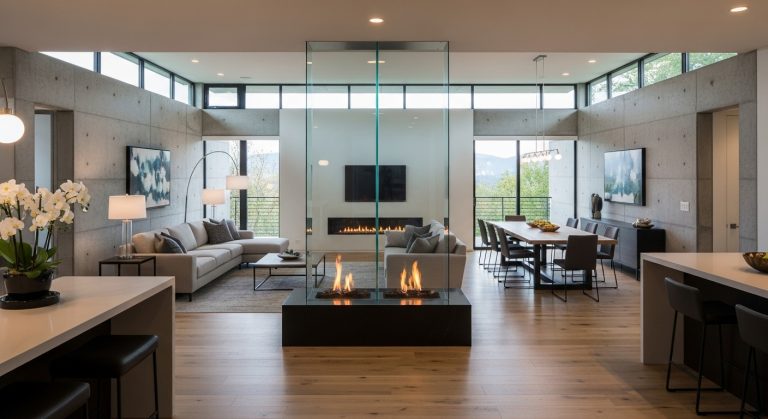 Living Room Designs with Fireplace