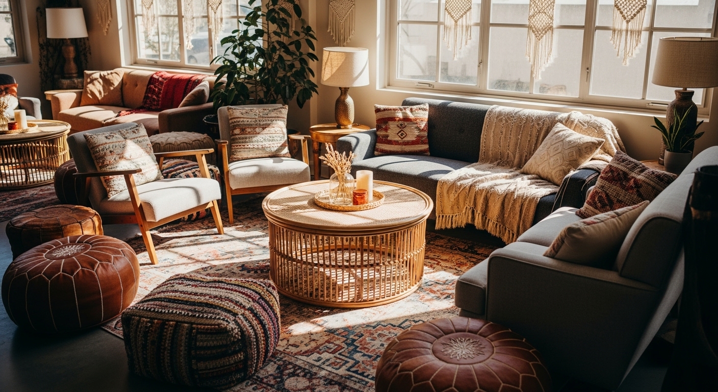 Boho Living Room Decor